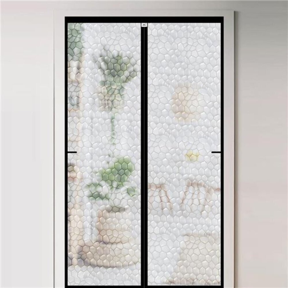32x80 Transparent Thermal Door Curtain - Premium Magnetic Insulated